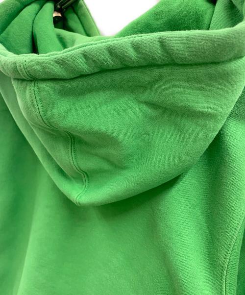 stussy（ステューシー）stussy (ステューシー) stussy　ロゴプルオーバーパーカー グリーン サイズ:Mの古着・服飾アイテム