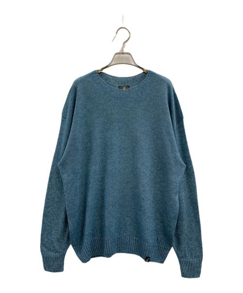 STATIC（スタティック）STATIC (スタティック) STATIC　ニット ブルー サイズ:M/Lの古着・服飾アイテム