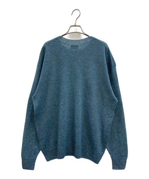 STATIC（スタティック）STATIC (スタティック) STATIC　ニット ブルー サイズ:M/Lの古着・服飾アイテム