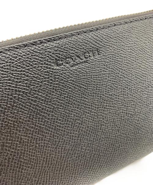 COACH（コーチ）COACH (コーチ) COACH　ラウンドファスナー財布 ブラックの古着・服飾アイテム