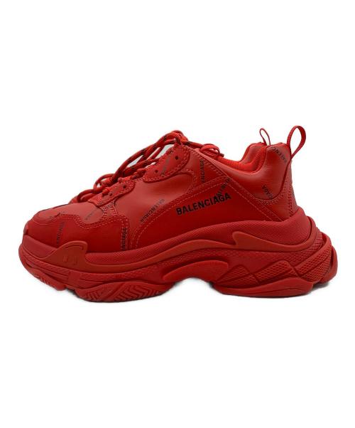 BALENCIAGA（バレンシアガ）BALENCIAGA (バレンシアガ) トリプルS レッド サイズ:27.5の古着・服飾アイテム