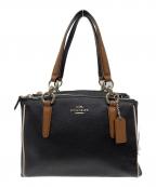 COACHコーチ）の古着「COACH　2WAYバッグ」｜ブラック×ブラウン