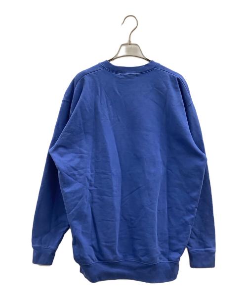 Whim Gazette（ウィムガゼット）Whim Gazette (ウィムガゼット) Whim Gazette　ロゴスウェット ブルー サイズ:FREEの古着・服飾アイテム