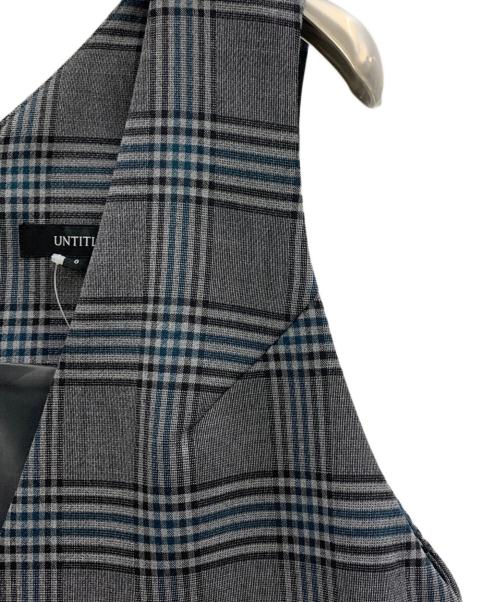 UNTITLED（アンタイトル）UNTITLED (アンタイトル) UNTITLED　ノースリーブワンピース グレー サイズ:XS 未使用品の古着・服飾アイテム