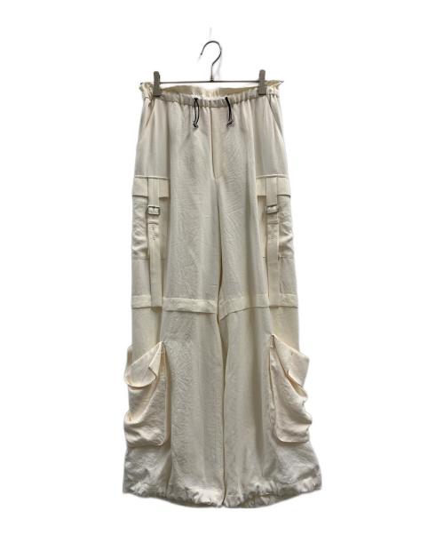 UNITED TOKYO（ユナイテッドトーキョー）UNITED TOKYO (ユナイテッドトーキョー) UNITED TOKYO　サテンワークパンツ ホワイト サイズ:1の古着・服飾アイテム