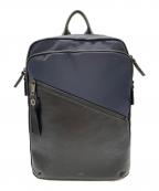 LANVIN en Bleuランバンオンブルー）の古着「LANVIN en Bleu　リュック」｜ネイビー×ブラック