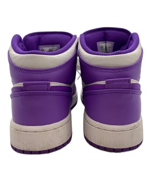 NIKE（ナイキ）NIKE (ナイキ) NIKE　ミッドカットスニーカー ホワイト×パープル サイズ:22.5の古着・服飾アイテム