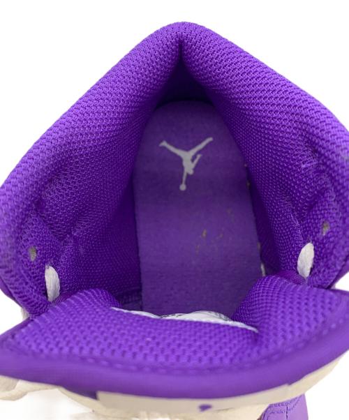 NIKE（ナイキ）NIKE (ナイキ) NIKE　ミッドカットスニーカー ホワイト×パープル サイズ:22.5の古着・服飾アイテム