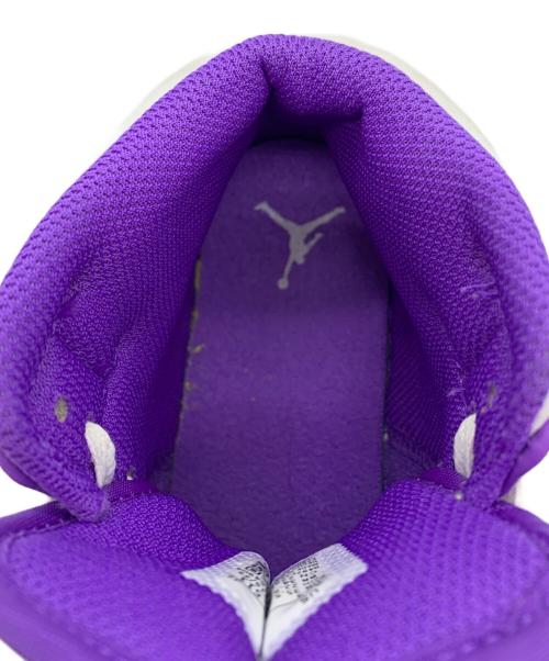 NIKE（ナイキ）NIKE (ナイキ) NIKE　ミッドカットスニーカー ホワイト×パープル サイズ:22.5の古着・服飾アイテム