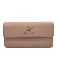 KITAMURA（キタムラ）の古着「KITAMURA　長財布」｜ピンク