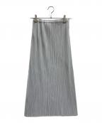 PLEATS PLEASEプリーツプリーズ）の古着「プリーツスカート」｜スカイブルー