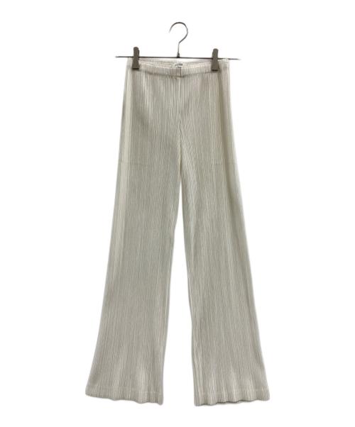 PLEATS PLEASE（プリーツプリーズ）PLEATS PLEASE (プリーツプリーズ) PLEATS PLEASE　プリーツパンツ ホワイト サイズ:1の古着・服飾アイテム