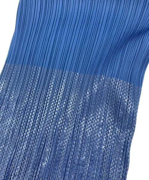 PLEATS PLEASE（プリーツプリーズ）PLEATS PLEASE (プリーツプリーズ) PLEATS PLEASE　プリーツパンツ ブルー サイズ:1の古着・服飾アイテム