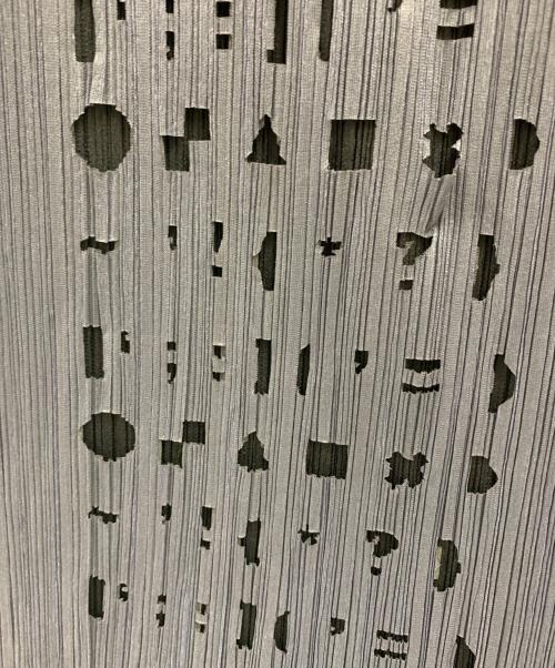 PLEATS PLEASE（プリーツプリーズ）PLEATS PLEASE (プリーツプリーズ) PLEATS PLEASE　プリーツ加工スカート グレー×ブラック サイズ:34の古着・服飾アイテム
