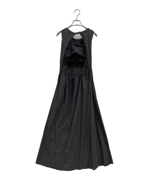 COCODEAL（ココディール）COCODEAL (ココディール) COCODEAL　バックオープンナイロンワンピース ブラック サイズ:1の古着・服飾アイテム