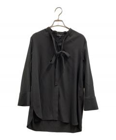 中古・古着通販】ISSEY MIYAKE (イッセイミヤケ) ブラウス ブラック