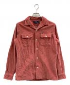 POLO RALPH LAURENポロ・ラルフローレン）の古着「POLO RALPH LAUREN　コーデュロイシャツ」｜ピンク