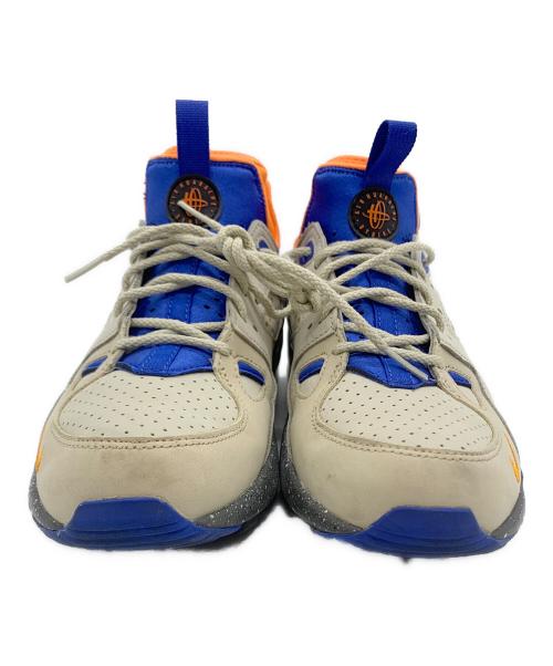NIKE（ナイキ）NIKE (ナイキ) NIKE（ナイキ）AIR MOWABB　ハイカットスニーカー ベージュ×ブルー×オレンジ サイズ:26cmの古着・服飾アイテム
