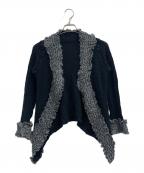 me ISSEY MIYAKEミーイッセイ ミヤケ）の古着「me ISSEY MIYAKE　カーディガン」｜ブラック