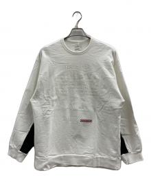 SHAREEF（シャリーフ）の古着「SHAREEF　スウェット」｜ホワイト×ブラック