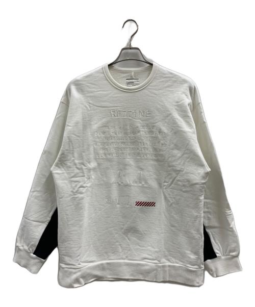 SHAREEF（シャリーフ）SHAREEF (シャリーフ) SHAREEF　スウェット ホワイト×ブラック サイズ:1の古着・服飾アイテム