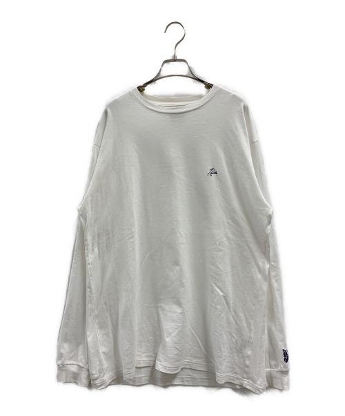 Needles（ニードルズ）Needles (ニードルズ) Needles　長袖Tシャツ ホワイト サイズ:Lの古着・服飾アイテム