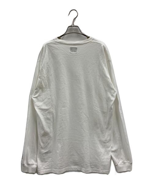 Needles（ニードルズ）Needles (ニードルズ) Needles　長袖Tシャツ ホワイト サイズ:Lの古着・服飾アイテム