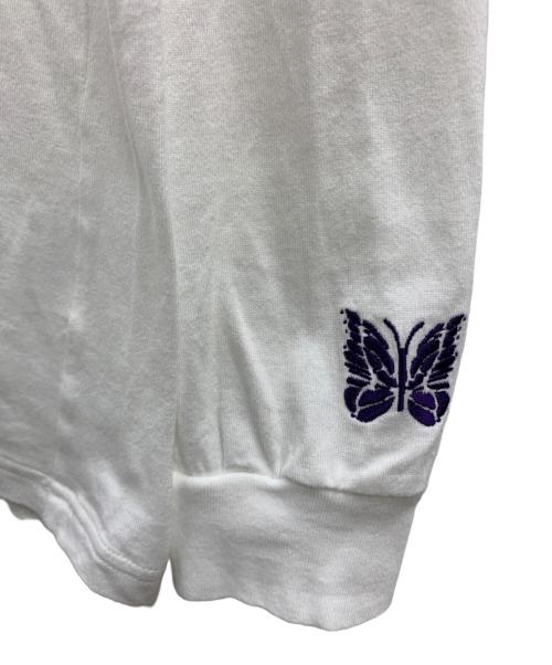 Needles（ニードルズ）Needles (ニードルズ) Needles　長袖Tシャツ ホワイト サイズ:Lの古着・服飾アイテム