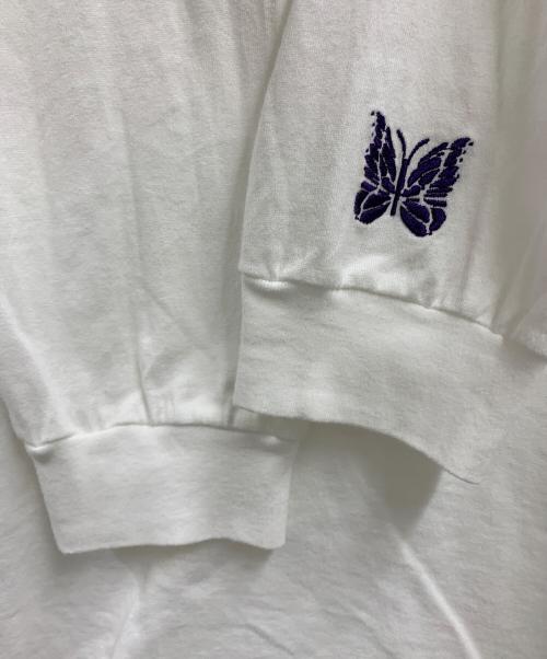 Needles（ニードルズ）Needles (ニードルズ) Needles　長袖Tシャツ ホワイト サイズ:Lの古着・服飾アイテム