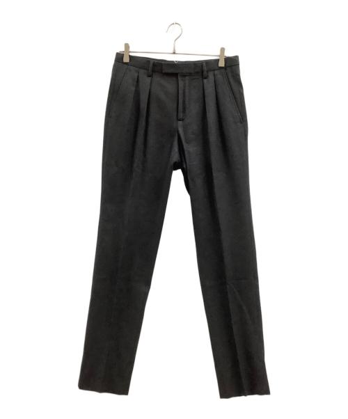 GUCCI（グッチ）GUCCI (グッチ) GUCCI　ウールスラックス チャコールグレー サイズ:7-44Rの古着・服飾アイテム