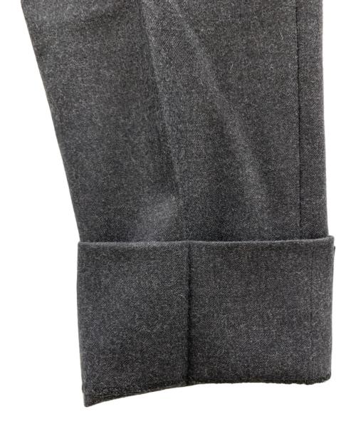 GUCCI（グッチ）GUCCI (グッチ) GUCCI　ウールスラックス チャコールグレー サイズ:7-44Rの古着・服飾アイテム