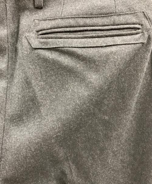 GUCCI（グッチ）GUCCI (グッチ) GUCCI　ウールスラックス チャコールグレー サイズ:7-44Rの古着・服飾アイテム