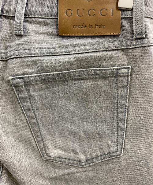 GUCCI（グッチ）GUCCI (グッチ) GUCCI　スキニーデニムパンツ グレー サイズ:Sの古着・服飾アイテム