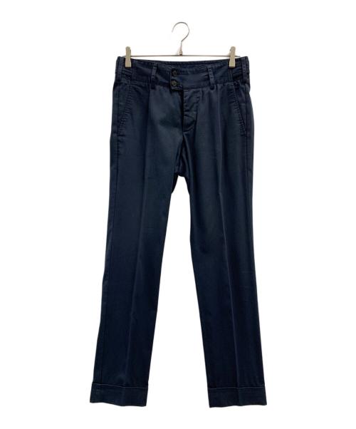 GUCCI（グッチ）GUCCI (グッチ) GUCCI　スラックス ネイビー サイズ:Sの古着・服飾アイテム