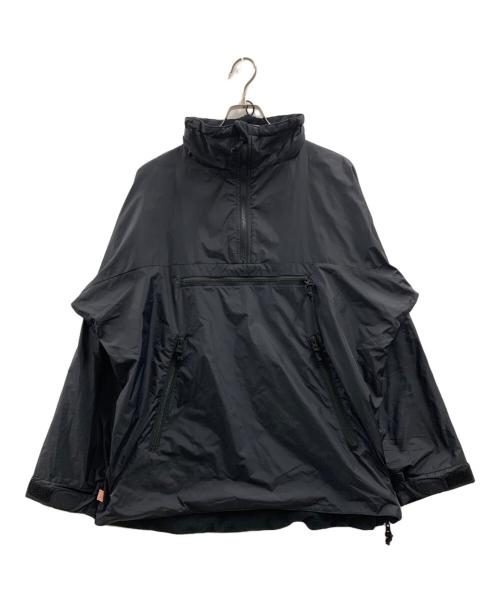 HINSON（ヒンソン）HINSON (ヒンソン) HINSON　ナイロンハーフジップジャケット ブラック サイズ:Mの古着・服飾アイテム