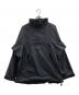 HINSON（ヒンソン）の古着「HINSON　ナイロンハーフジップジャケット」｜ブラック