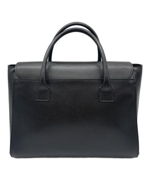 FURLA（フルラ）FURLA (フルラ) FURLA　レザーショルダーバッグ ブラックの古着・服飾アイテム