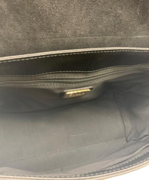 FURLA（フルラ）FURLA (フルラ) FURLA　レザーショルダーバッグ ブラックの古着・服飾アイテム