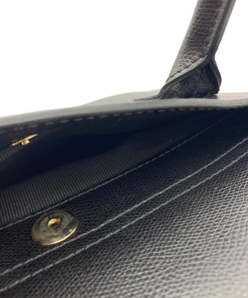 FURLA（フルラ）FURLA (フルラ) FURLA　レザーショルダーバッグ ブラックの古着・服飾アイテム