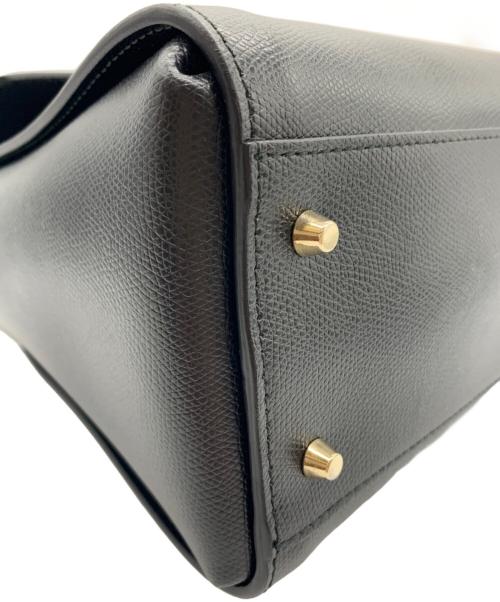 FURLA（フルラ）FURLA (フルラ) FURLA　レザーショルダーバッグ ブラックの古着・服飾アイテム