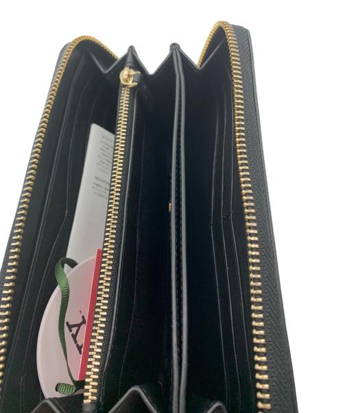 Kate Spade（ケイトスペード）Kate Spade (ケイトスペード) I LOVE NY (アイラブニューヨーク) Kate Spade　I LOVE NY　ラウンドファスナー財布 ブラックの古着・服飾アイテム