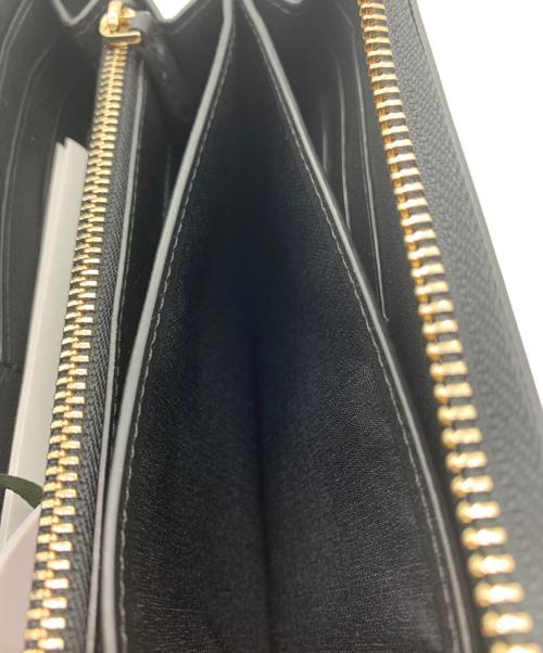 Kate Spade（ケイトスペード）Kate Spade (ケイトスペード) I LOVE NY (アイラブニューヨーク) Kate Spade　I LOVE NY　ラウンドファスナー財布 ブラックの古着・服飾アイテム