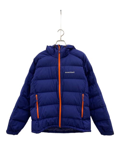 mont-bell（モンベル）mont-bell (モンベル) mont-bell　ダウンジャケット ブルー×オレンジ サイズ:Mの古着・服飾アイテム