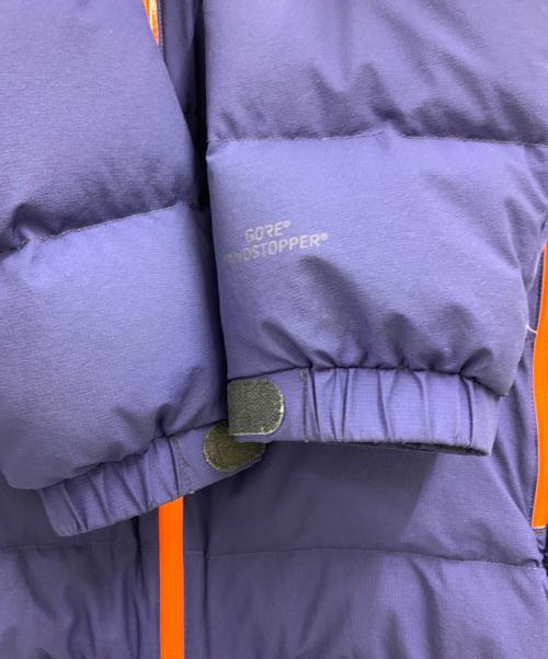 mont-bell（モンベル）mont-bell (モンベル) mont-bell　ダウンジャケット ブルー×オレンジ サイズ:Mの古着・服飾アイテム