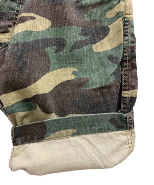 EVISU（エヴィス）EVISU (エビス) EVISU　デニムハーフパンツ オリーブ×ブラウン サイズ:W34の古着・服飾アイテム