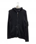 DIESELディーゼル）の古着「DIESEL　ニットパーカー」｜ブラック