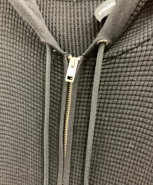 DIESEL（ディーゼル）DIESEL (ディーゼル) DIESEL　ニットパーカー ブラック サイズ:Sの古着・服飾アイテム