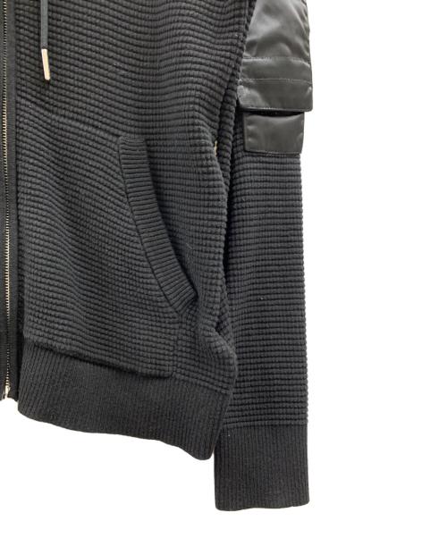 DIESEL（ディーゼル）DIESEL (ディーゼル) DIESEL　ニットパーカー ブラック サイズ:Sの古着・服飾アイテム