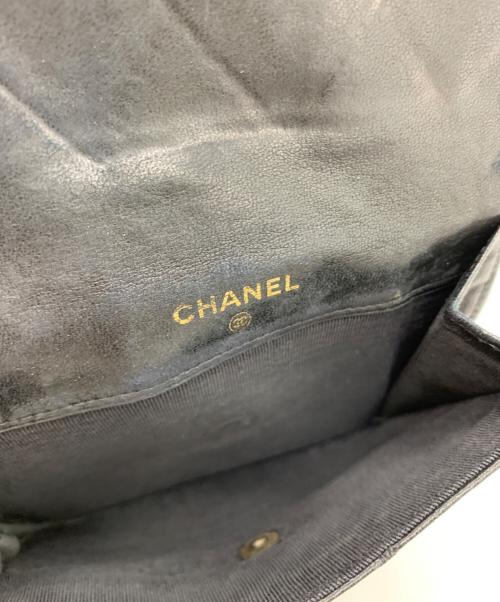 CHANEL（シャネル）CHANEL (シャネル) CHANEL　ビコローレ　2つ折り財布 ブラックの古着・服飾アイテム
