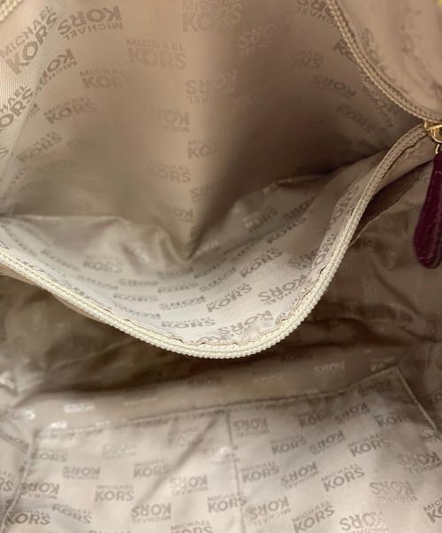 MICHAEL KORS（マイケル・コース）MICHAEL KORS (マイケルコース) MICHAEL KORS　2WAYショルダーバッグ バーガンディーの古着・服飾アイテム